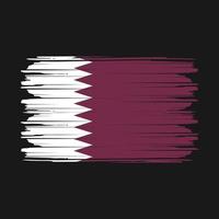 vecteur de drapeau du Qatar