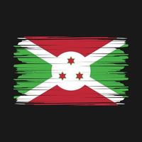 vecteur de drapeau burundais