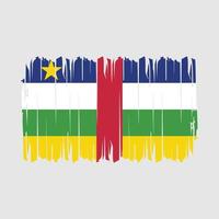 vecteur de brosse drapeau afrique centrale