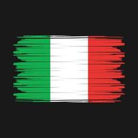 vecteur de drapeau italien