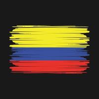 vecteur de drapeau colombie