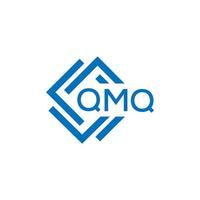 qmq lettre logo conception sur blanc Contexte. qmq Créatif cercle lettre logo concept. qmq lettre conception. vecteur