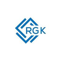 rgk Créatif cercle lettre logo concept. rgk lettre design.rgk lettre logo conception sur blanc Contexte. rgk Créatif cercle lettre logo concept. rgk lettre conception. vecteur