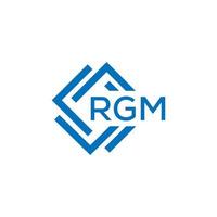 rgm lettre logo conception sur blanc Contexte. rgm Créatif cercle lettre logo concept. rgm lettre conception. vecteur