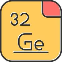 germanium vecteur icône