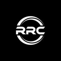 création de logo de lettre rrc en illustration. logo vectoriel, dessins de calligraphie pour logo, affiche, invitation, etc. vecteur