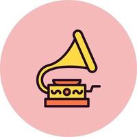 icône de vecteur de gramophone