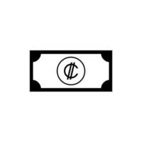 costa rica devise symbole, costa rican côlon icône, CRC signe. vecteur illustration