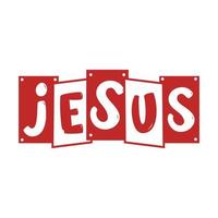 Jésus. christianisme citation pour conception et typographie affiche. vecteur