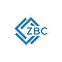 zbc La technologie lettre logo conception sur blanc Contexte. zbc Créatif initiales La technologie lettre logo concept. zbc technologie vecteur