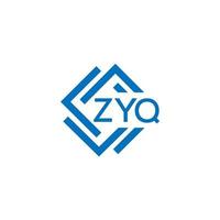 zyq La technologie lettre logo conception sur blanc Contexte. zyq Créatif initiales La technologie lettre logo concept. zyq La technologie lettre conception. vecteur