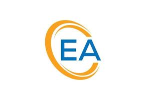 initiale ae-ea lettre logo conception, vecteur illustration