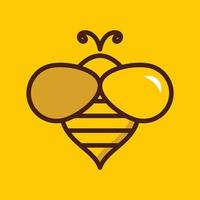 moderne abeille logo vecteur