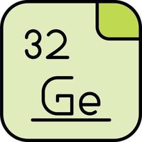 germanium vecteur icône