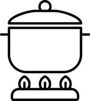 icône de vecteur de cuisson