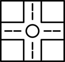 icône de vecteur carrefour