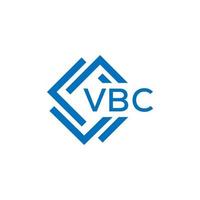 vbc La technologie lettre logo conception sur blanc Contexte. vbc Créatif initiales La technologie lettre logo concept. vbc La technologie lettre conception. vecteur