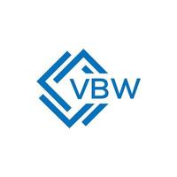 vbw La technologie lettre logo conception sur blanc Contexte. vbw Créatif initiales La technologie lettre logo concept. vbw La technologie lettre conception. vecteur