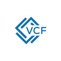 vcf La technologie lettre logo conception sur blanc Contexte. vcf Créatif initiales La technologie lettre logo concept. vcf La technologie lettre conception. vecteur