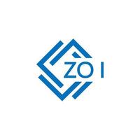 zoï La technologie lettre logo conception sur blanc Contexte. zoï Créatif initiales La technologie lettre logo concept. zoï La technologie lettre conception. vecteur