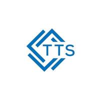 tts La technologie lettre logo conception sur blanc Contexte. tts Créatif initiales La technologie lettre logo concept. tts La technologie lettre conception. vecteur