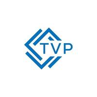 tvp La technologie lettre logo conception sur blanc Contexte. tvp Créatif initiales La technologie lettre logo concept. tvp La technologie lettre conception. vecteur