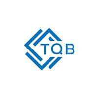 tqb La technologie lettre logo conception sur blanc Contexte. tqb Créatif initiales La technologie lettre logo concept. tqb La technologie lettre conception. vecteur