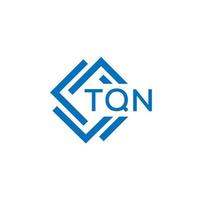 tqn La technologie lettre logo conception sur blanc Contexte. tqn Créatif initiales La technologie lettre logo concept. tqn La technologie lettre conception. vecteur