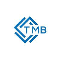 tmb La technologie lettre logo conception sur blanc Contexte. tmb Créatif initiales La technologie lettre logo concept. tmb La technologie lettre conception. vecteur