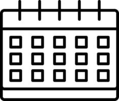 icône de vecteur de calendrier