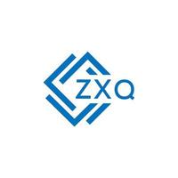 zxq La technologie lettre logo conception sur blanc Contexte. zxq Créatif initiales La technologie lettre logo concept. zxq La technologie lettre conception. vecteur