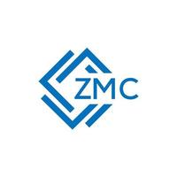 zmc La technologie lettre logo conception sur blanc Contexte. zmc Créatif initiales La technologie lettre logo concept. zmc La technologie lettre conception. vecteur