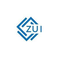 zui La technologie lettre logo conception sur blanc Contexte. zui Créatif initiales La technologie lettre logo concept. zui La technologie lettre conception. vecteur