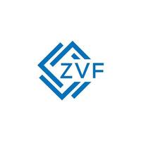 zvf La technologie lettre logo conception sur blanc Contexte. zvf Créatif initiales La technologie lettre logo concept. zvf La technologie lettre conception. vecteur