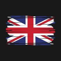 vecteur de brosse drapeau britannique