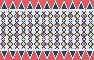 conception traditionnelle de motif ethnique géométrique pour le fond, tapis, papier peint, vêtements, emballage, batik, tissu, sarong vecteur
