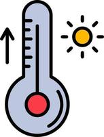 icône de vecteur de thermomètre