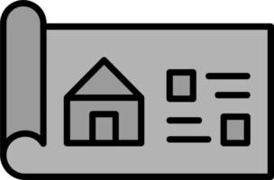 maison plan vecteur icône