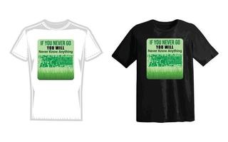 Créatif tendre Naturel T-shirt conception vecteur