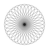 géométrique fractale cercles vecteur