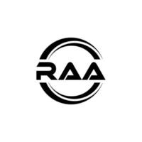 raa lettre logo conception dans illustration. vecteur logo, calligraphie dessins pour logo, affiche, invitation, etc.