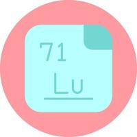 lutétium vecteur icône