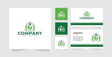 vert Accueil logo conception inspiration et affaires carte vecteur