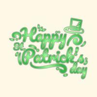 Joyeuse Saint Patrick vecteur