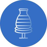 conception d'icône de vecteur de roue de potier