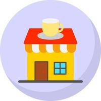 conception d'icône de vecteur de café-restaurant