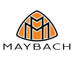 maybach marque logo voiture symbole avec Nom conception allemand voiture vecteur illustration