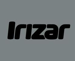 irizar marque logo voiture symbole Nom noir conception Espagnol voiture vecteur illustration avec gris Contexte