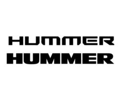 hummer marque logo voiture symbole Nom noir conception Etats-Unis voiture vecteur illustration