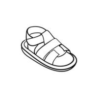 mignonne des chaussures pour bébé illustration Créatif conception vecteur